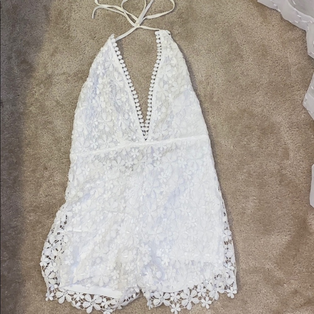 FashionNova Lace Romper